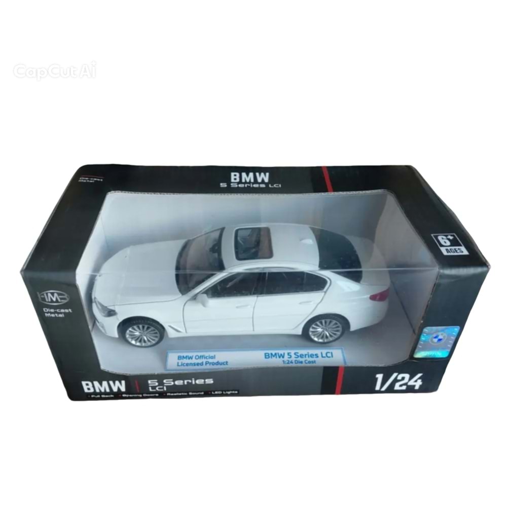 KUTULU 1:24 BMW 5 SERİES LCI IŞIKLI SESLİ H2781 *24