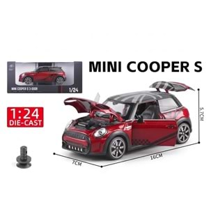 KUTULU 1:24 MODEL MINI COOPER S IŞIKLI SESLİ H2761 *24