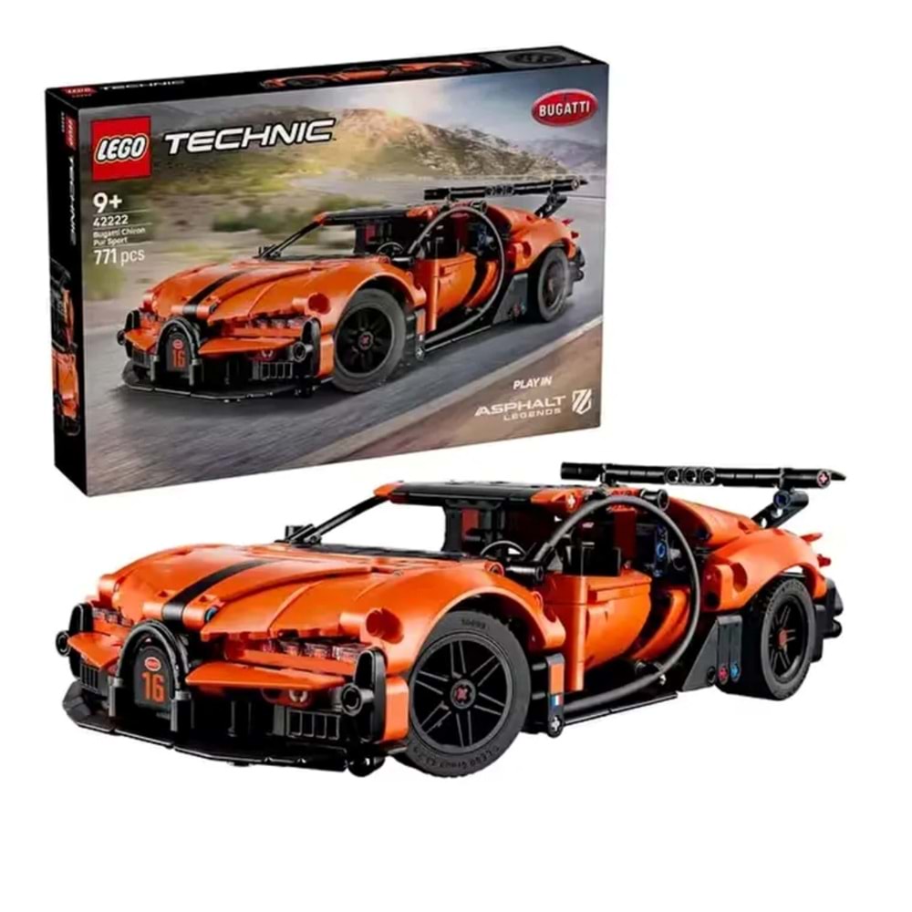 LEGO Technic Bugatti Chiron Pur Sport Hiper Araba 42222