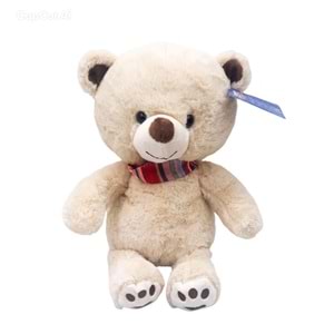 PELUŞ 30 CM KİLİM DESENLİ FULARLI AYI PL62572 *42