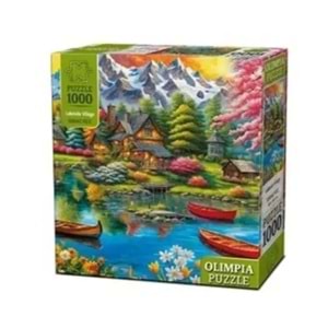 PUZZLE OLİMPIA LAKASİDE VİLLAGE 1000 PRÇ 15010 *12