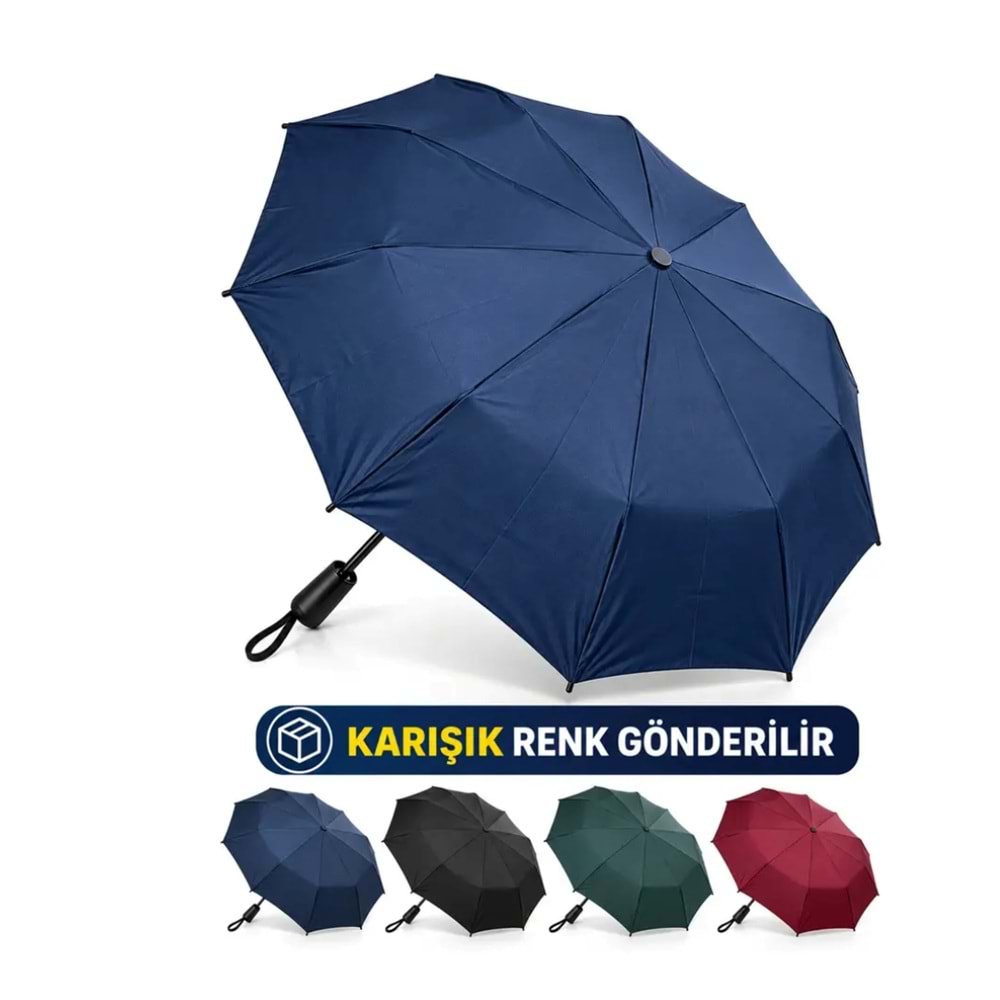 TAM OTOMATİK RENKLİ ŞEMSİYE ÖZ DEMİRHAN-402 *60