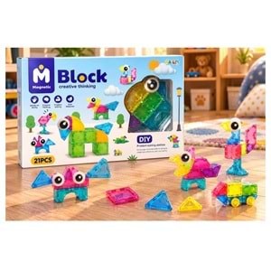 SEHER MANYETİK BLOK 21 PARÇA SH59522 *60